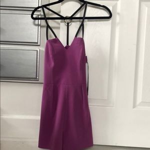 Purple BEBE romper!